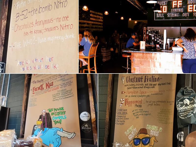 Salvation Coffee Co. Menu