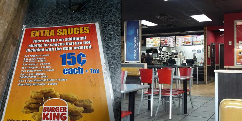 Burger King Menu