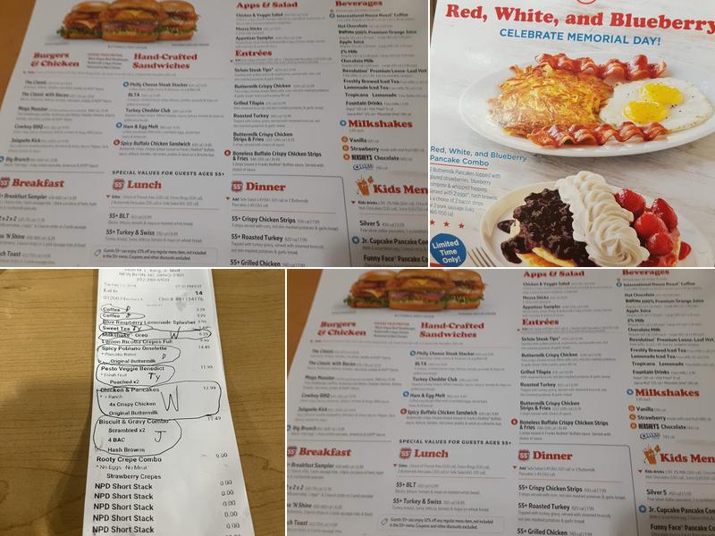 IHOP Menu