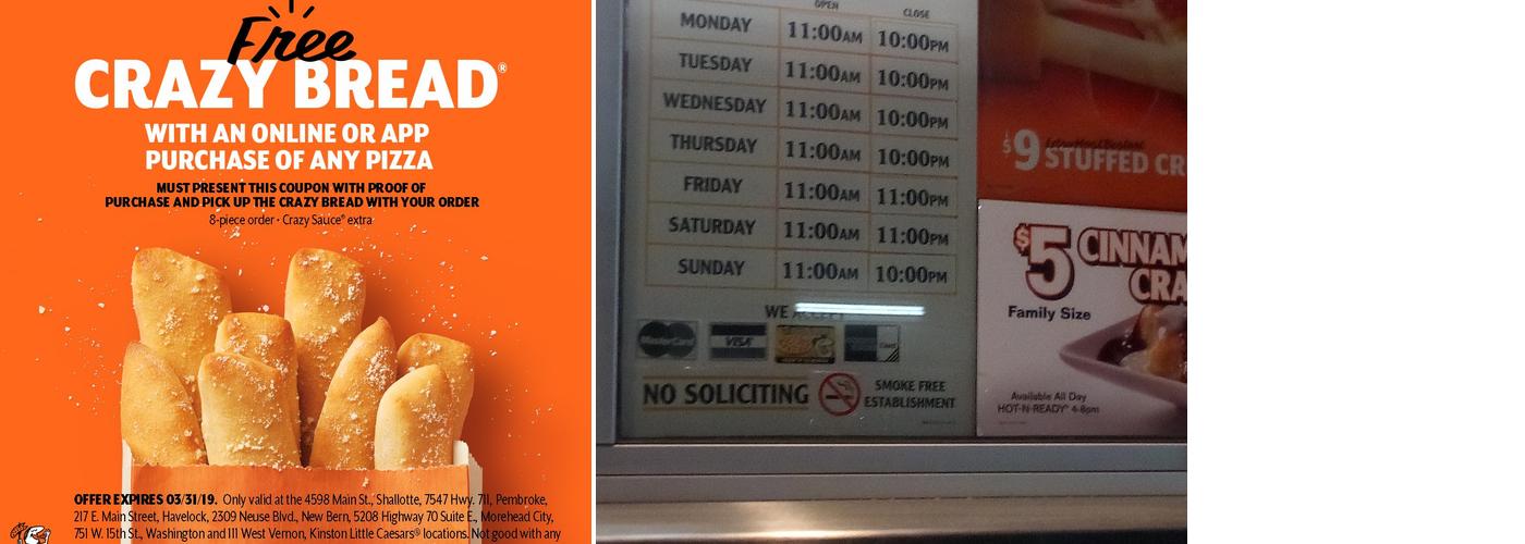 Little Caesars Pizza Menu