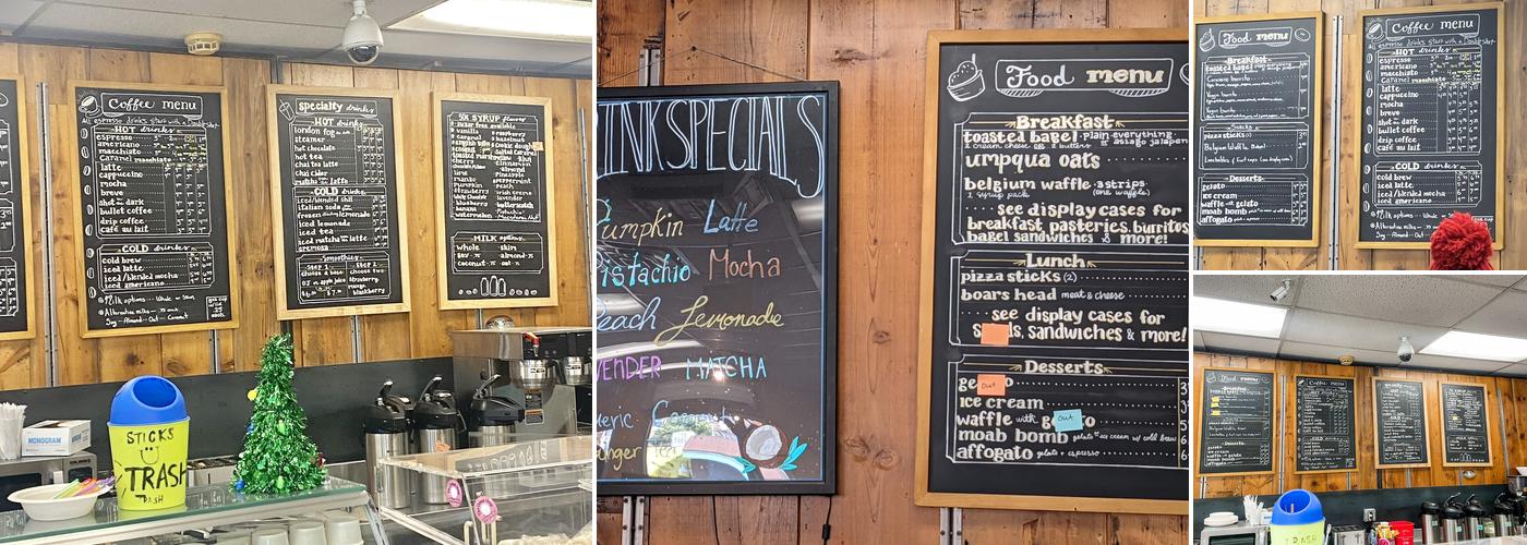 Moab Coffee Roasters Menu