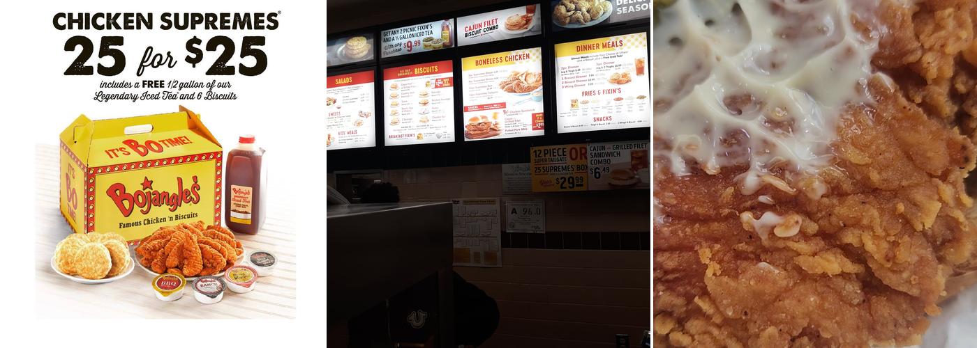 Bojangles Menu