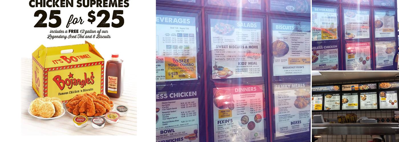 Bojangles Menu
