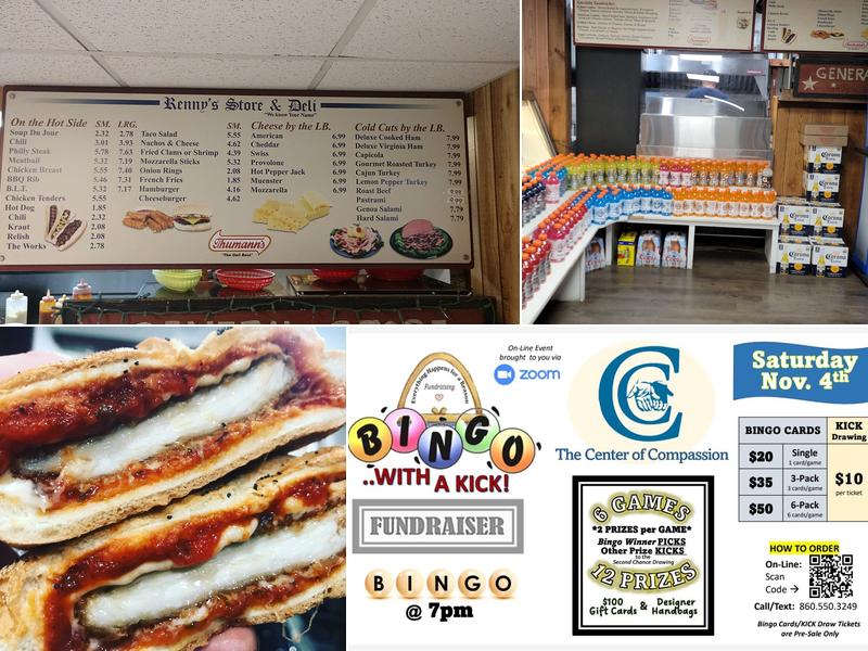 Renny's Store & Deli Menu