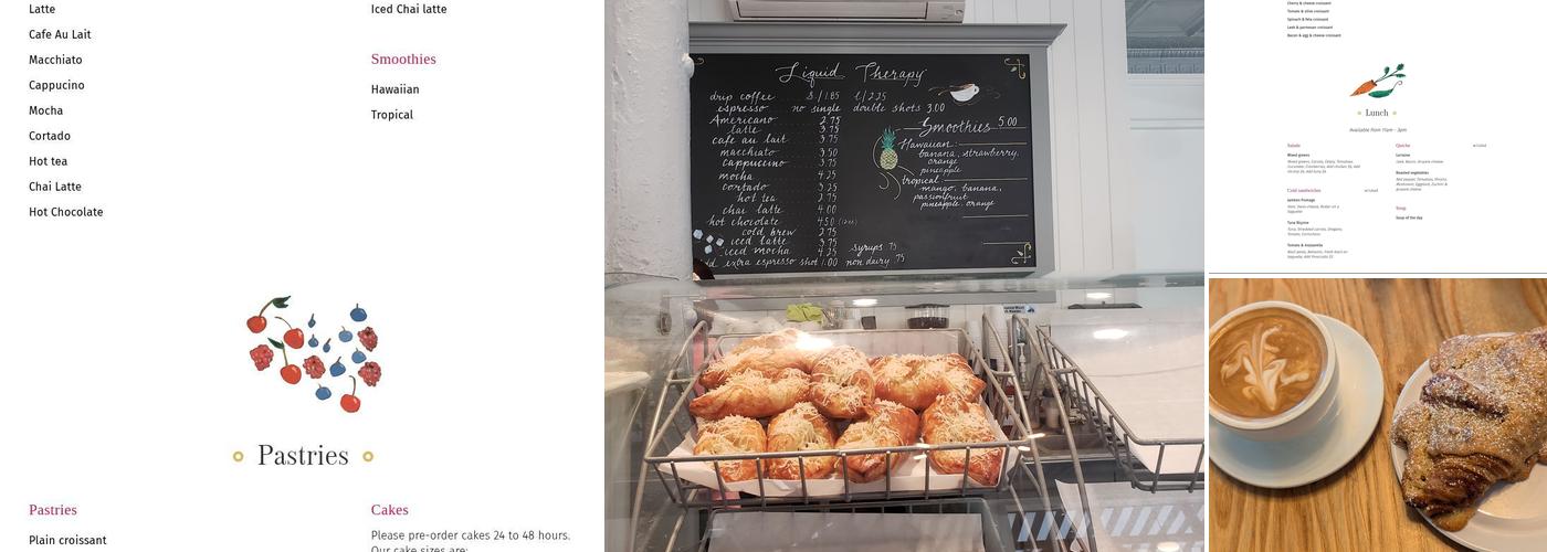 Delice et Chocolat - Ardmore Menu