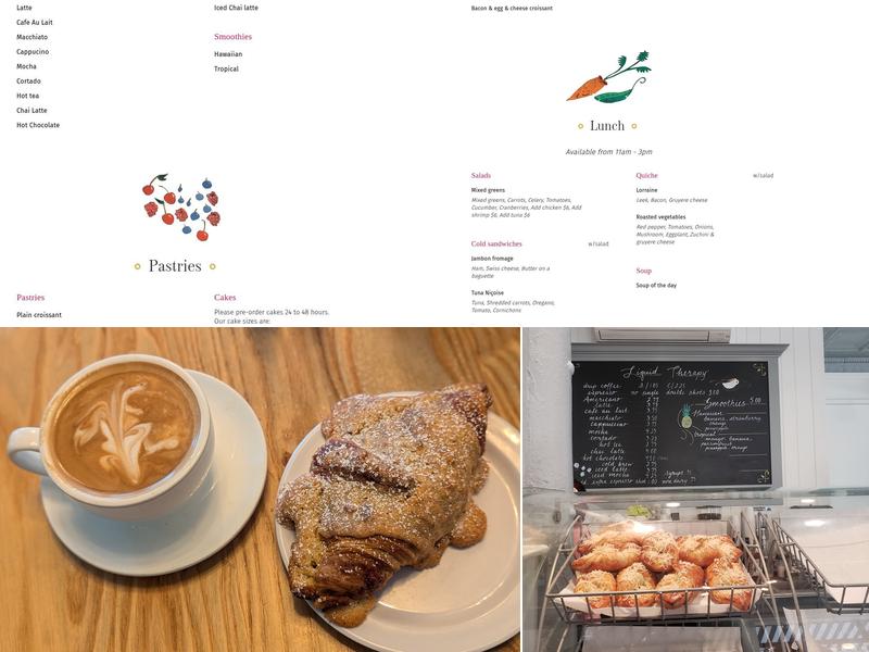 Delice et Chocolat - Ardmore Menu