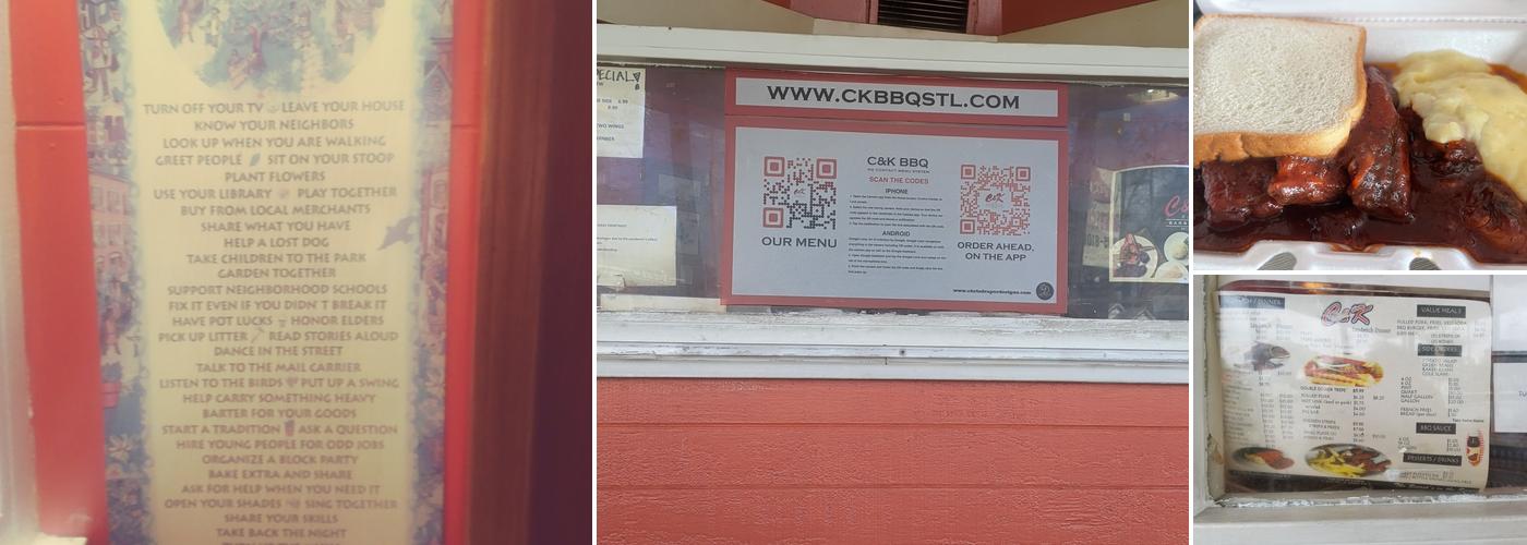 C&K Barbecue Restaurant Menu