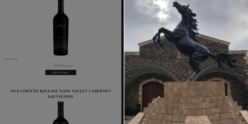 Black Stallion Winery Menu