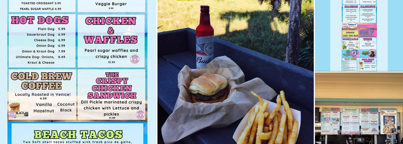 Shark Tooth Beach Concessions Nokomis Beach Menu
