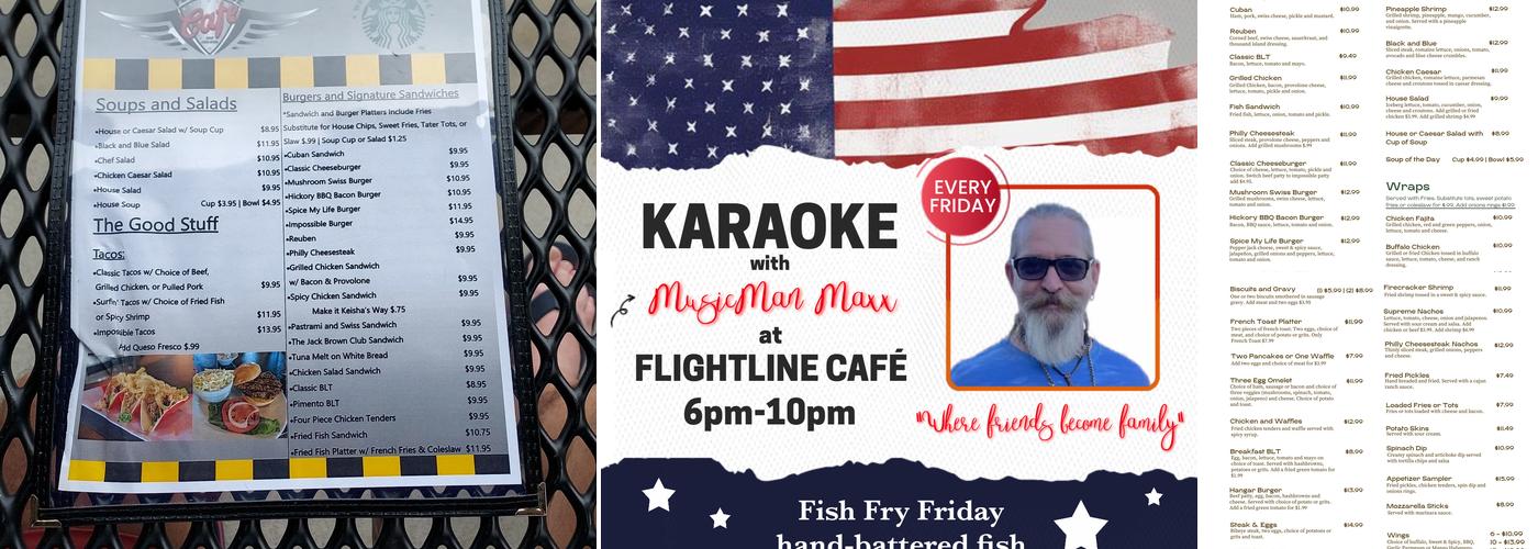 Flightline Cafe & Catering Menu