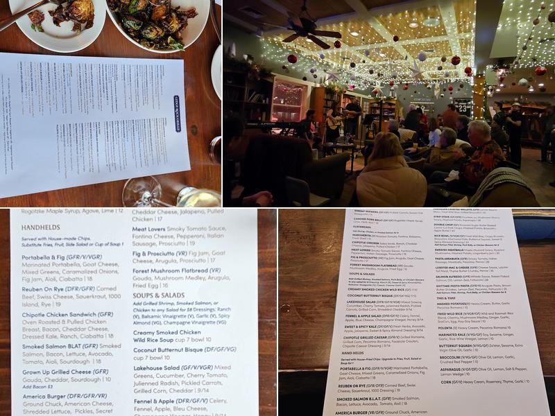 Ledge Rock Grille Menu