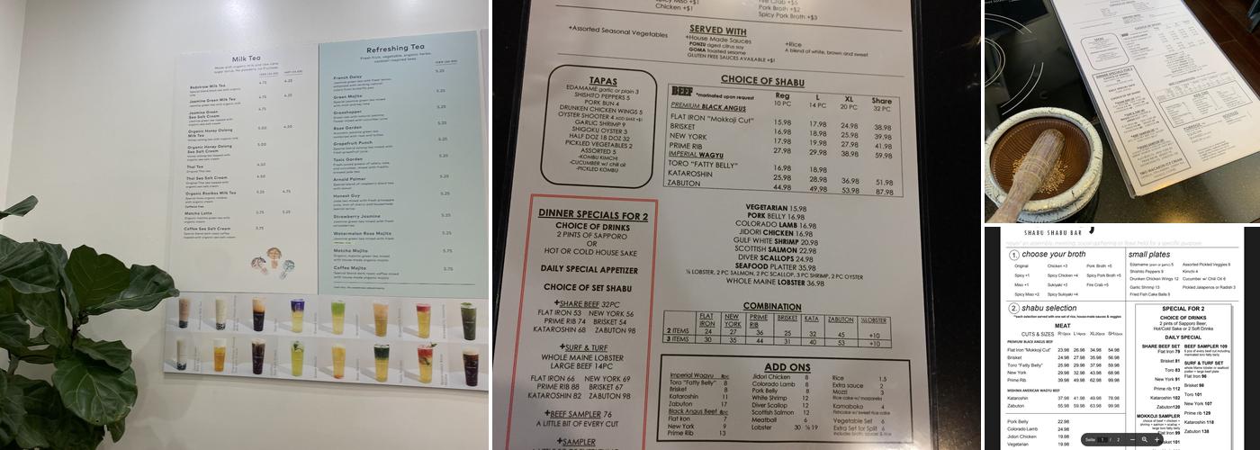 Mokkoji Menu