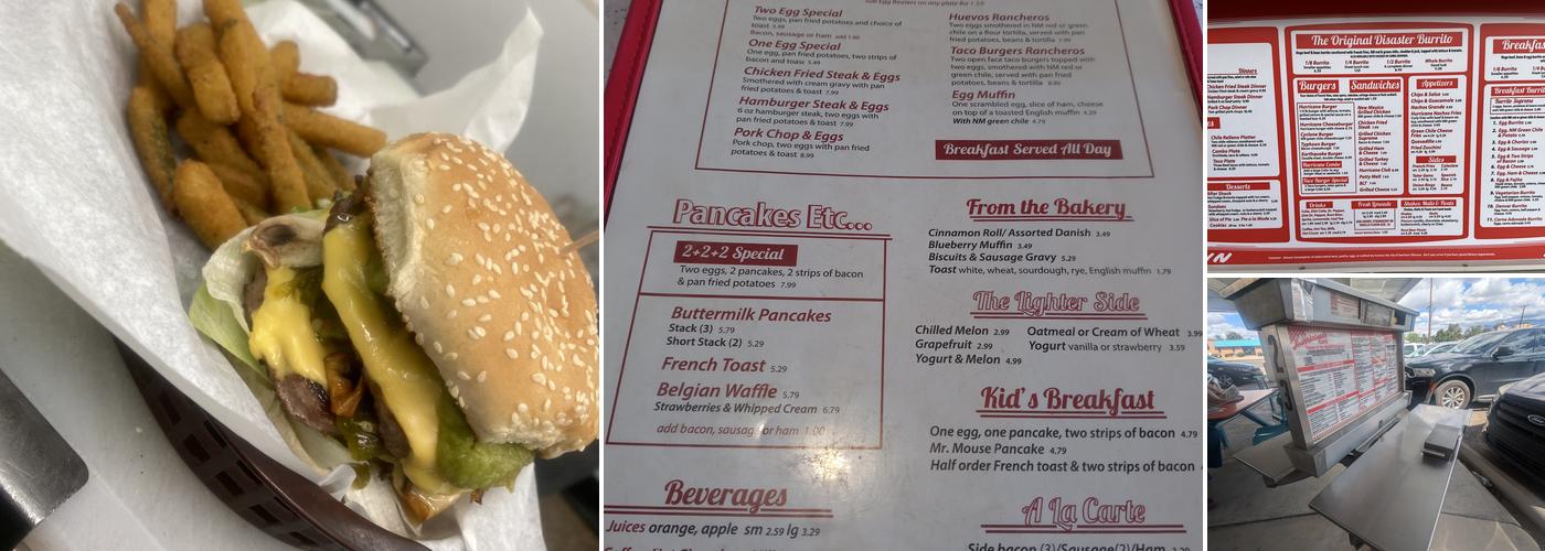 Hurricane's Cafe Menu