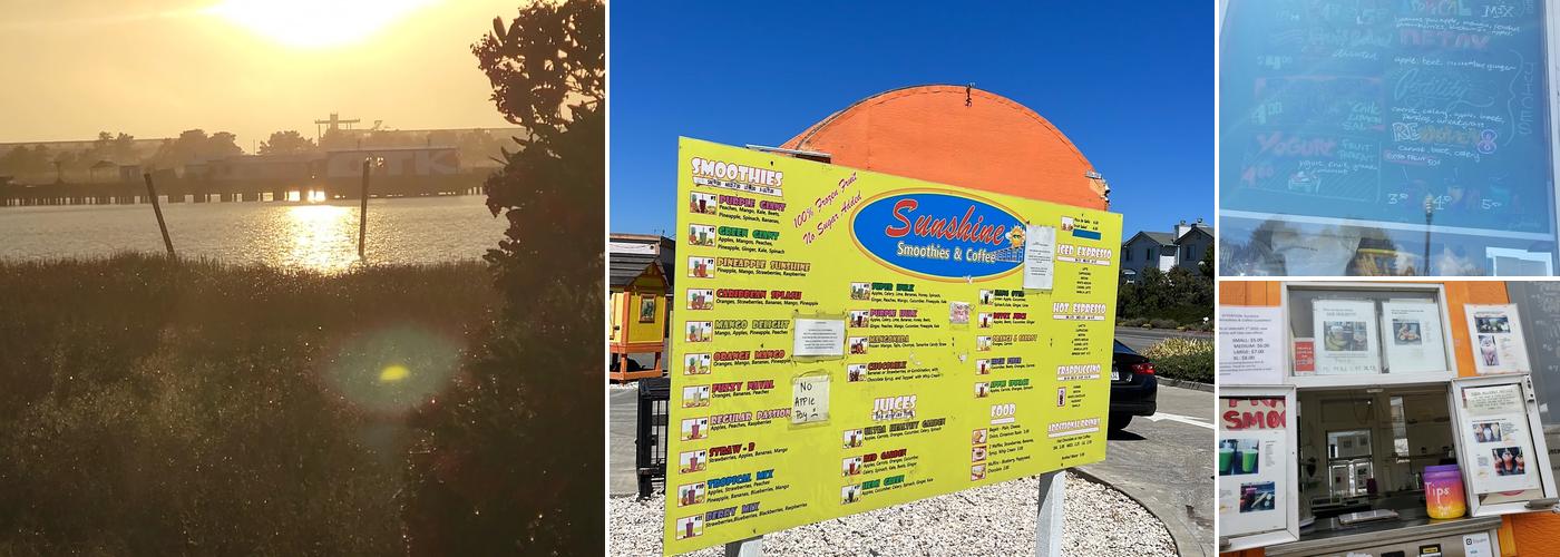 Sunshine Smoothies & Coffee Menu