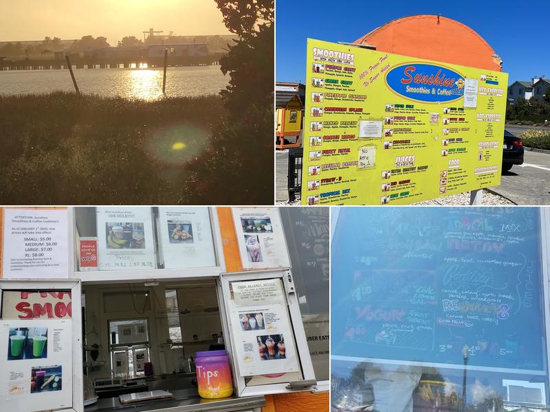 Sunshine Smoothies & Coffee Menu