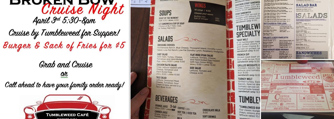 Tumbleweed Café Menu