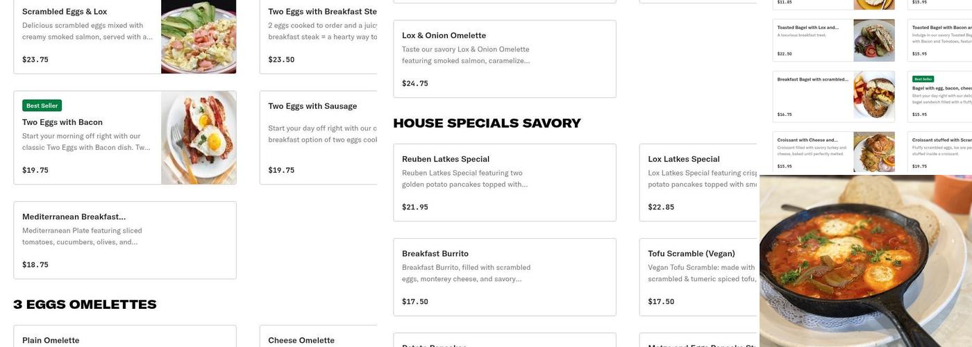 David's Delicatessen & Diner Menu