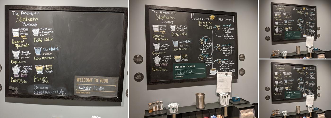 Starbucks Menu