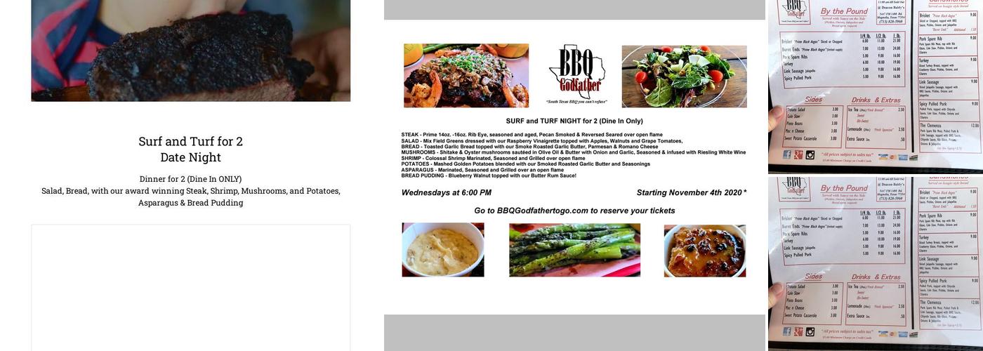 BBQ Godfather Menu