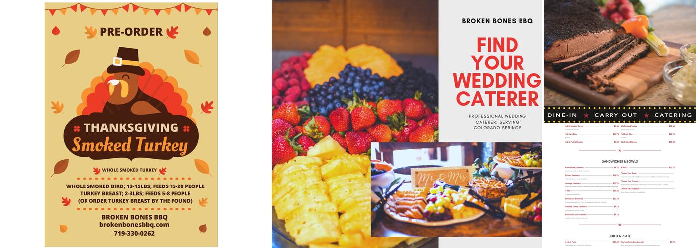 Broken Bones Smokin' Good Barbecue Menu