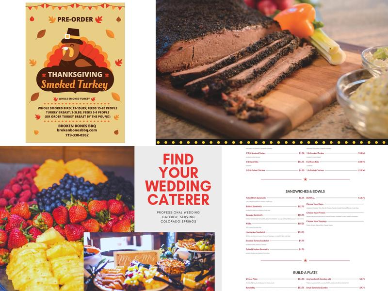 Broken Bones Smokin' Good Barbecue Menu