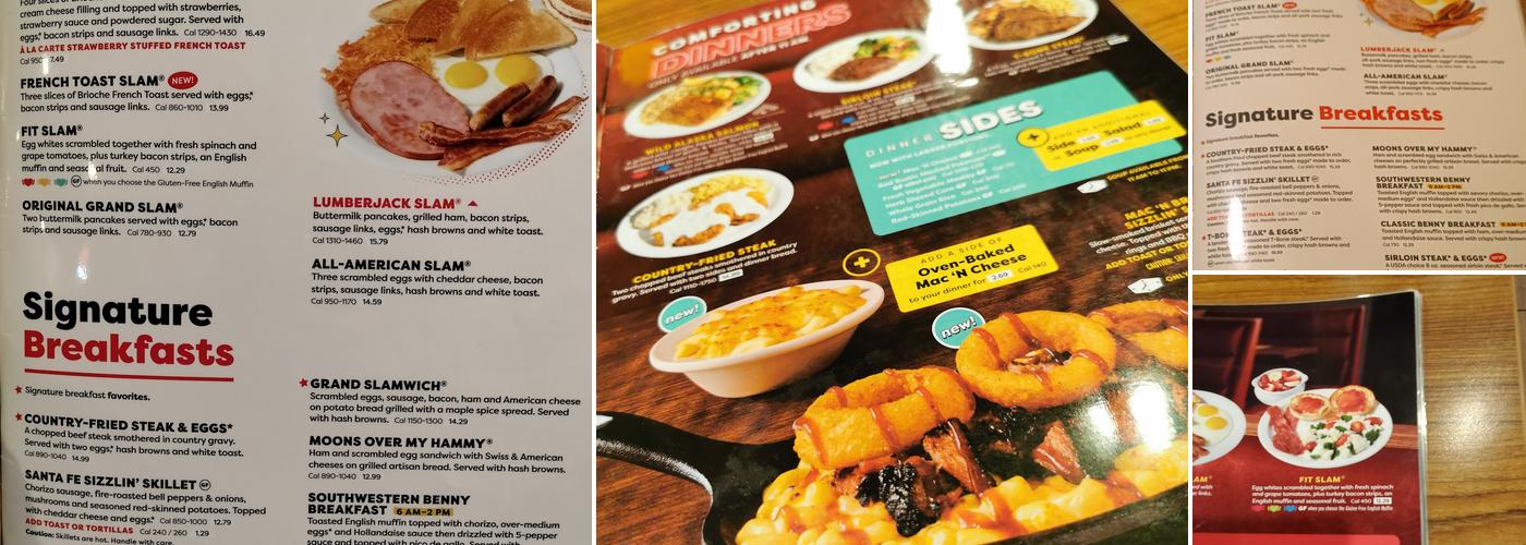 Denny's Menu