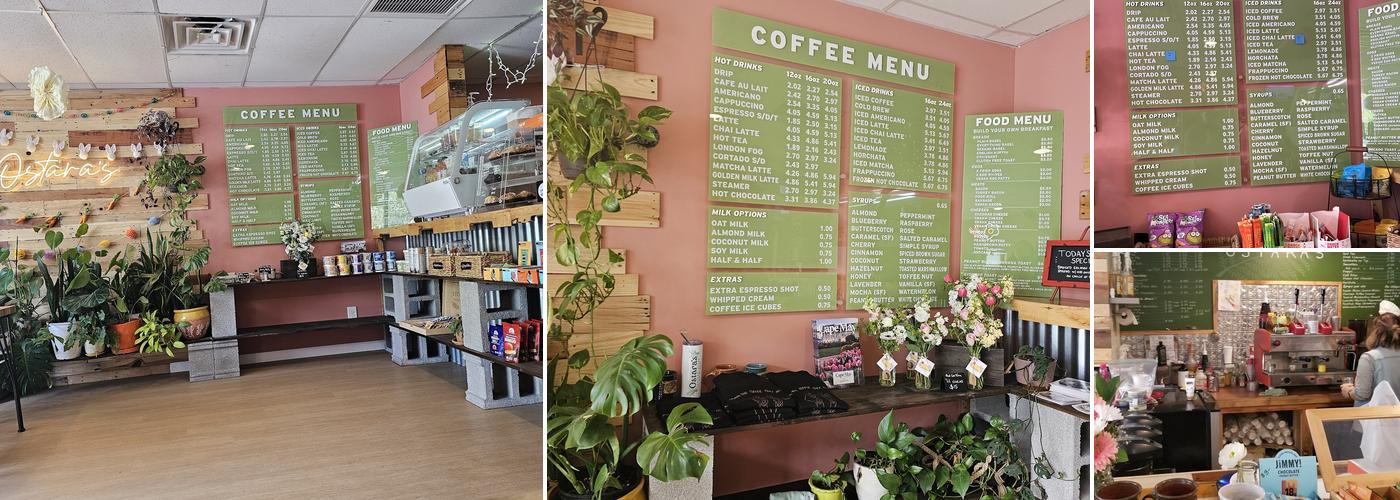Ostara’s Coffee House Menu