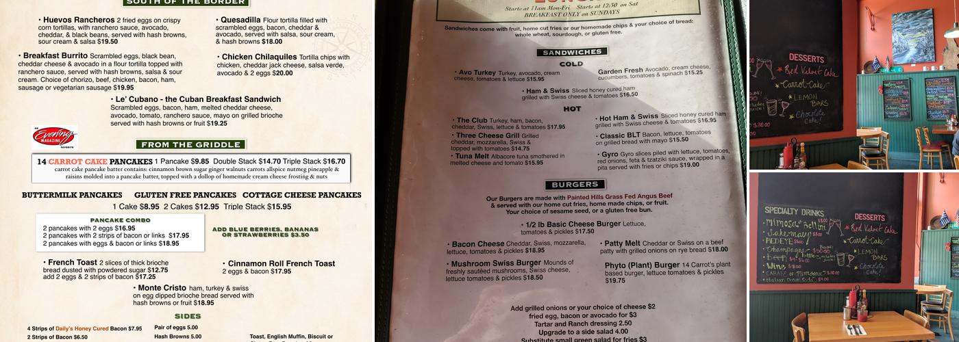 14 Carrot Cafe Menu