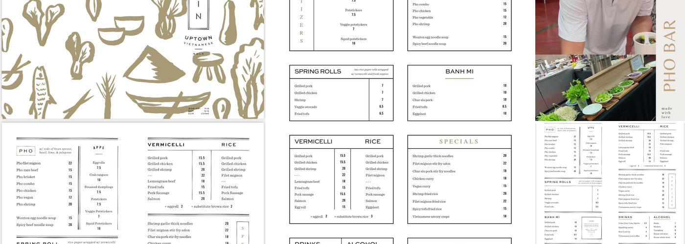 Magasin Vietnamese cafe Menu