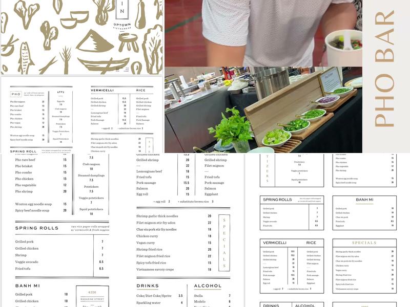 Magasin Vietnamese cafe Menu