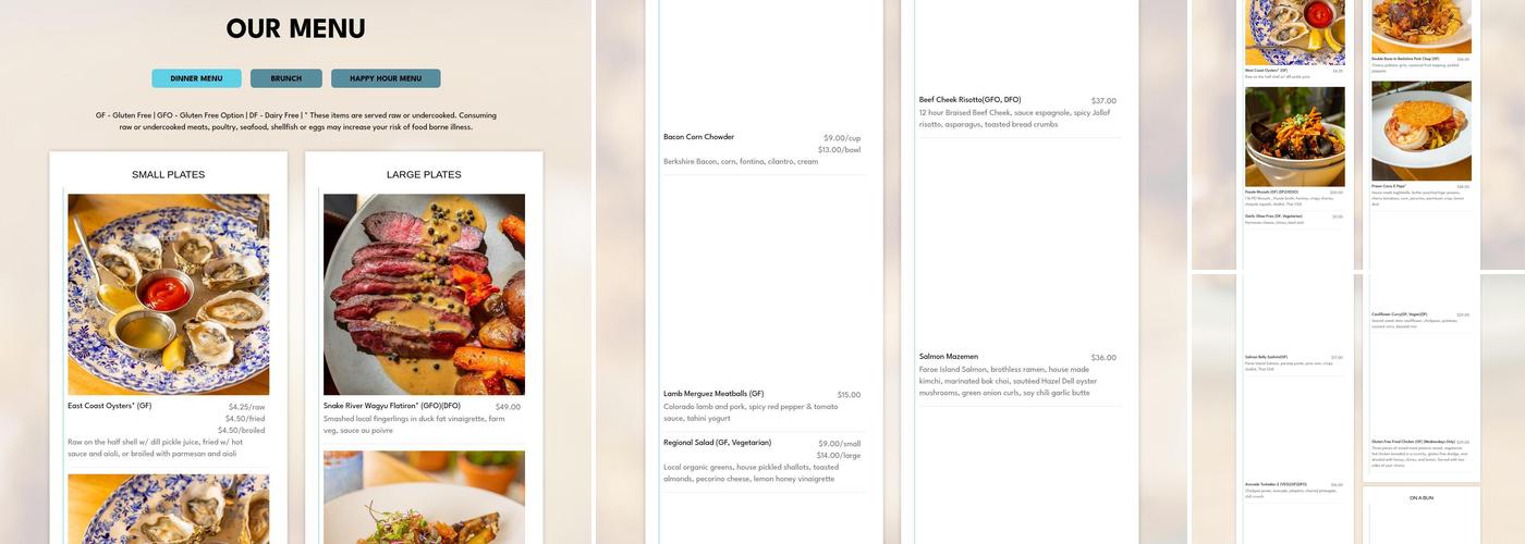 The Regional Menu