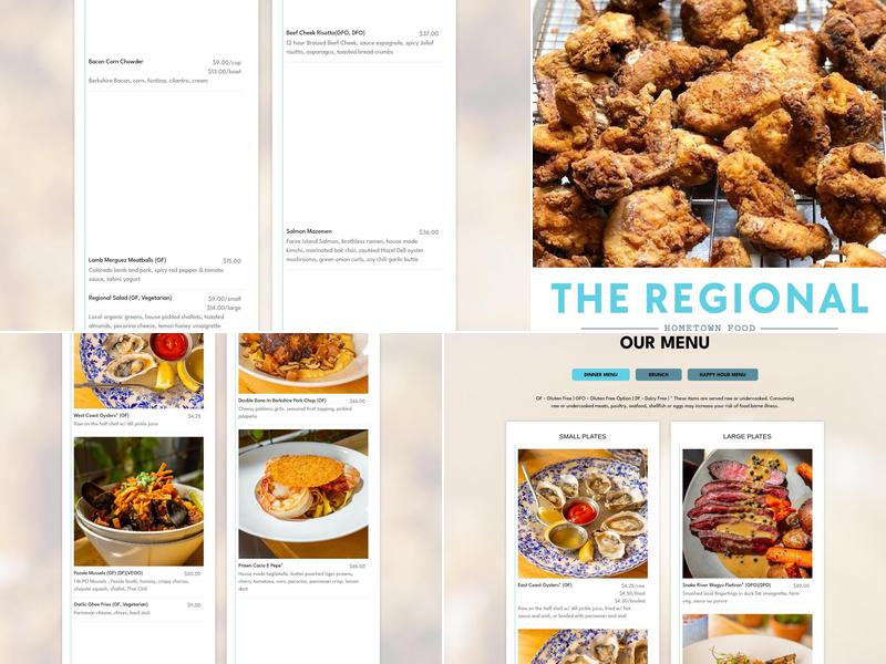 The Regional Menu