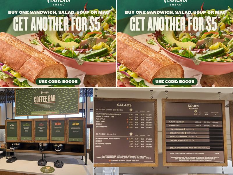 Panera Bread Menu