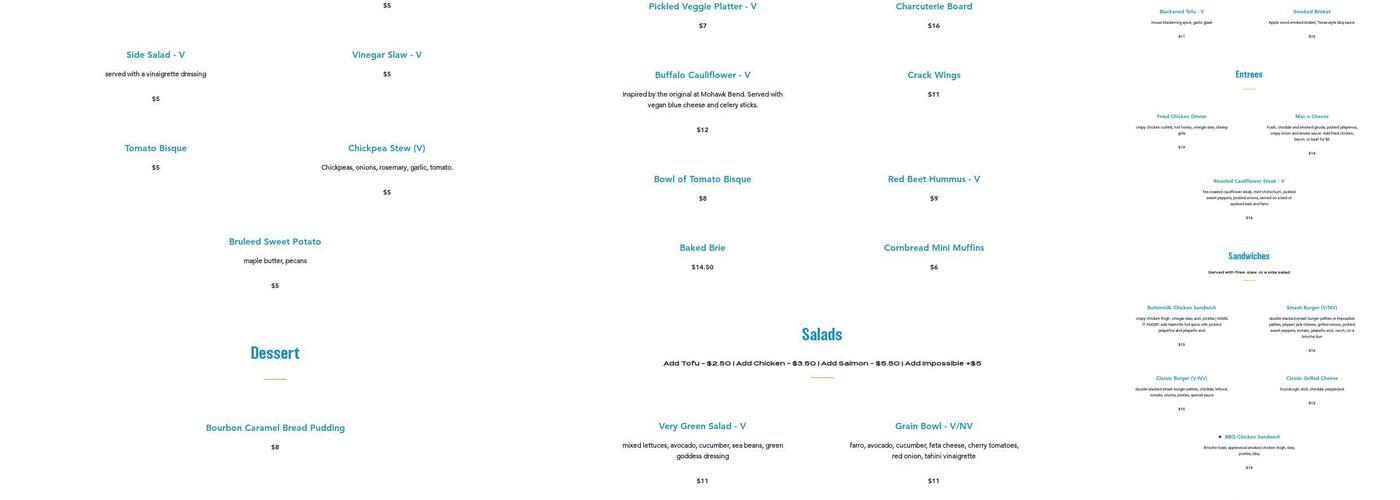 Broxton Brewery & Public House Menu