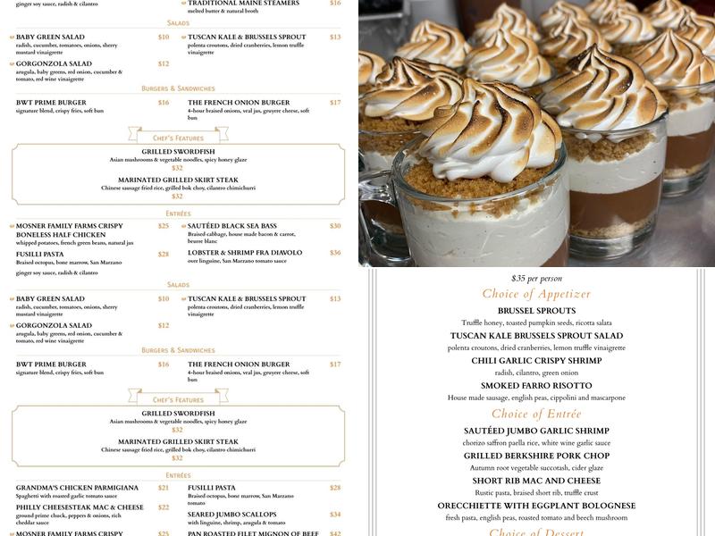 Brick Walk Tavern Menu