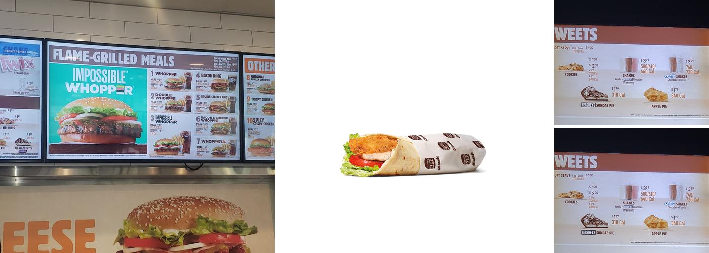 Burger King Menu