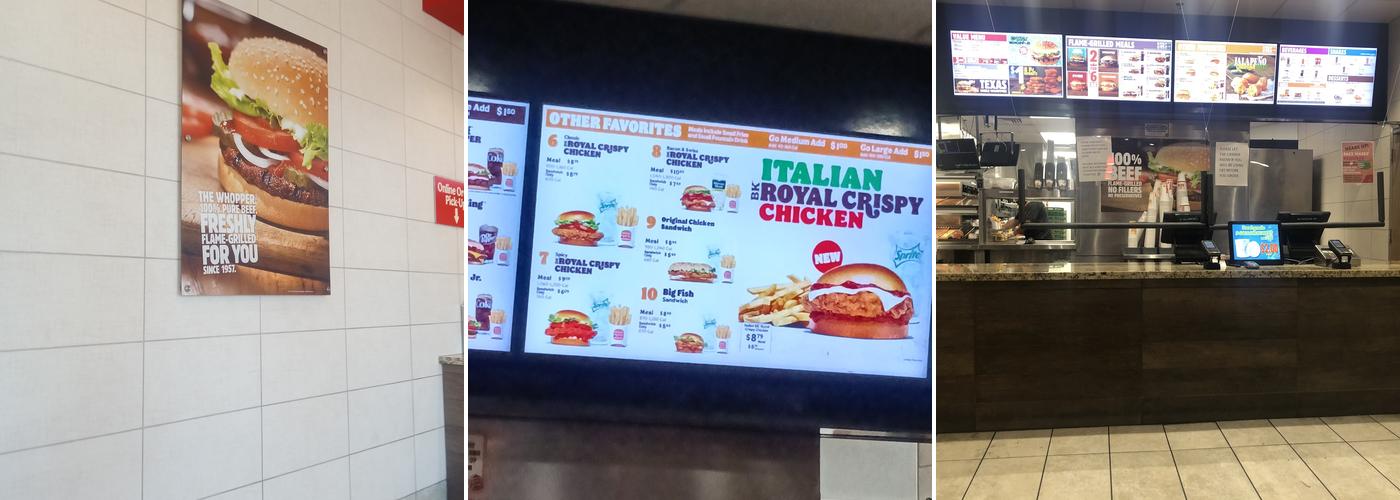 Burger King Menu
