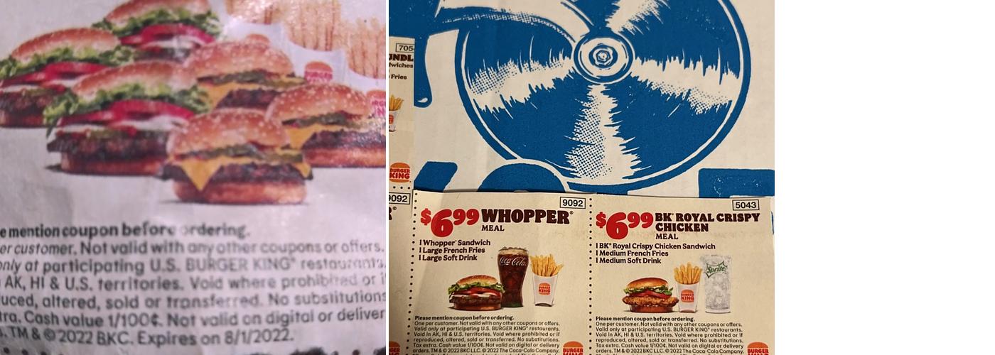 Burger King Menu