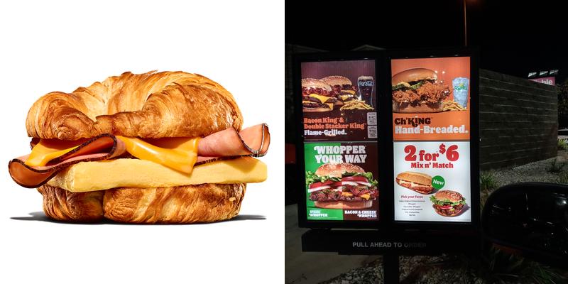 Burger King Menu