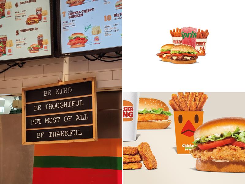 Burger King Menu
