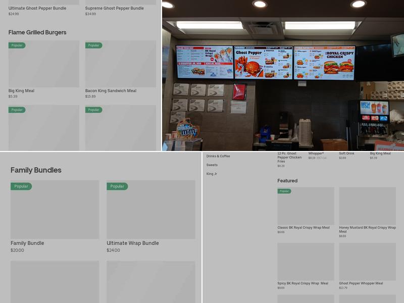 Burger King Menu