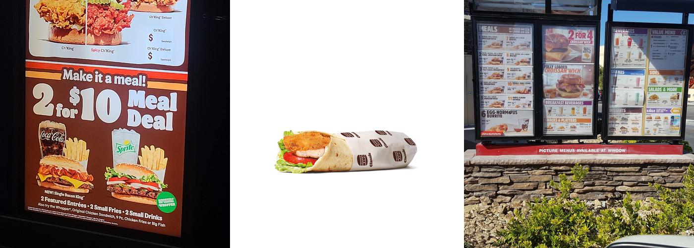 Burger King Menu