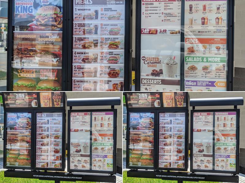 Burger King Menu