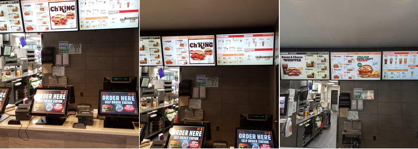 Burger King Menu