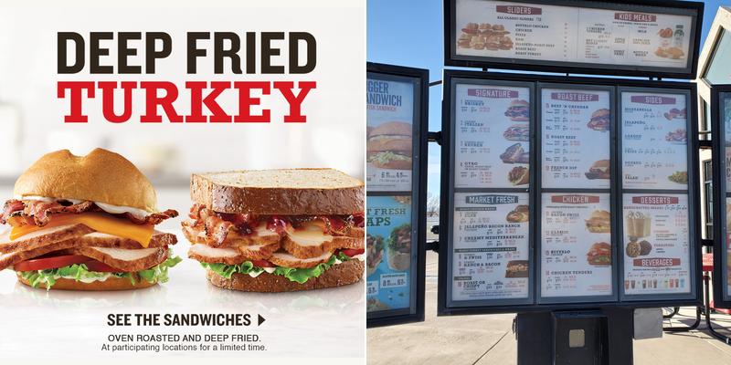 Arby's Menu