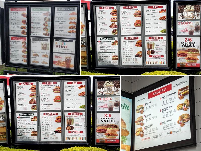 Arby's Menu