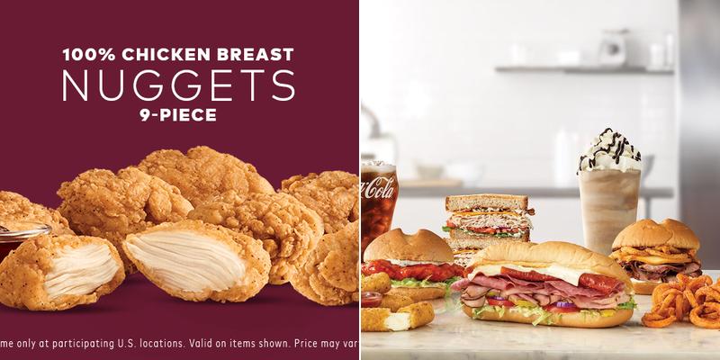 Arby's Menu