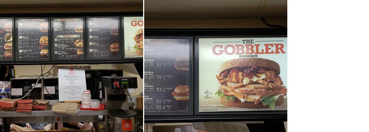 Arby's Menu