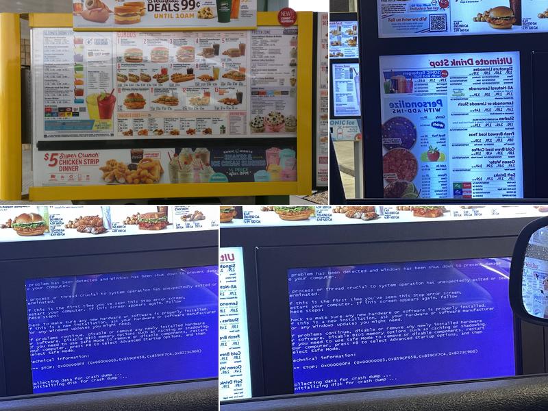 Sonic Drive-In Menu