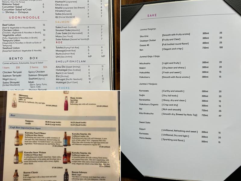 OTORO Menu